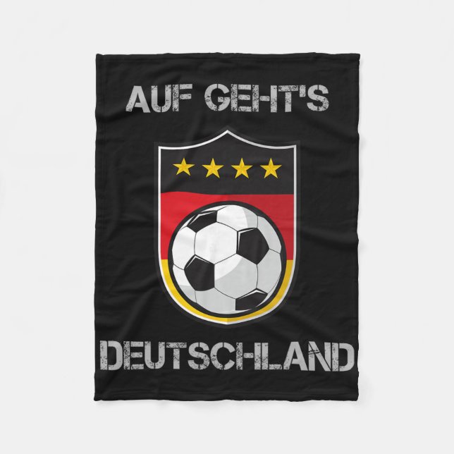 Germany Footbyll Soccer Team Deutschland National  Fleece Blanket (Front)