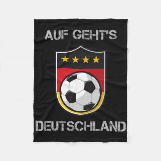 Germany Footbyll Soccer Team Deutschland National  Fleece Blanket