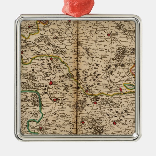 Germany forests metal ornament (Front)