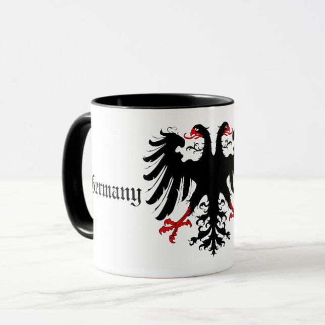Germany forever/German empire flag double eagle Co Mug (Front Left)