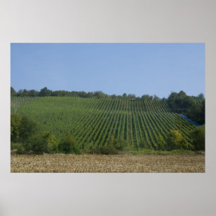 Germany, Franconia, Rothenburg. View along the Poster