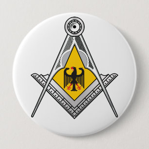Germany Freemasonry sign 10 Cm Round Badge