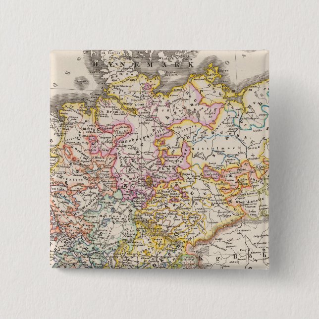 Germany from 1495 to 1618 15 cm square badge (Front)
