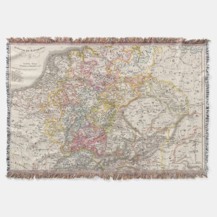 Germany from 1495 to 1618 throw blanket