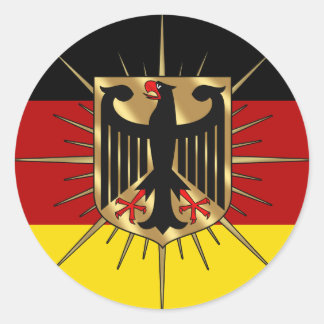 Germany Fussball Deutschland World Champions gifts Classic Round Sticker