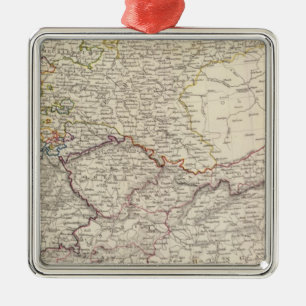 Germany general map metal ornament