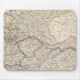 Germany general map mouse pad