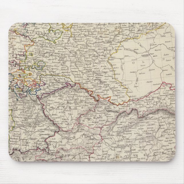 Germany general map mouse pad (Front)