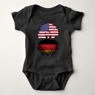 Germany German American USA United States America Baby Bodysuit