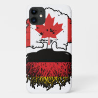Germany German Canadian Canada Tree Roots Flag