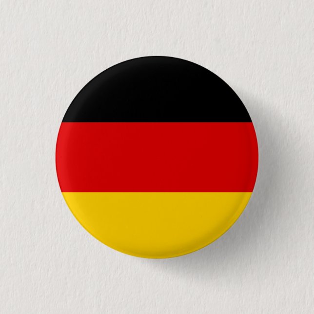 Germany (German) Flag 3 Cm Round Badge (Front)