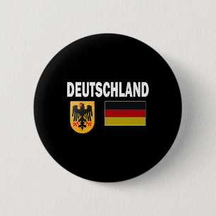 Germany German Flag Deutschland Love Gift 6 Cm Round Badge