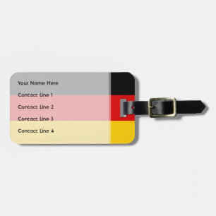 Germany – German Flag Luggage Tag