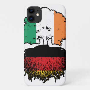 Germany German Irish Ireland Tree Roots Flag iPhone 11 Case