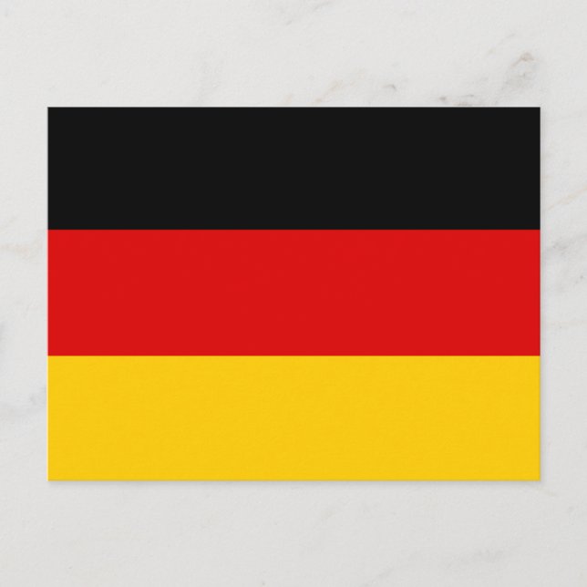 Germany – German National Flag Postcard (Front)