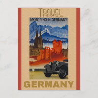 Germany German Vintage Travel Poster