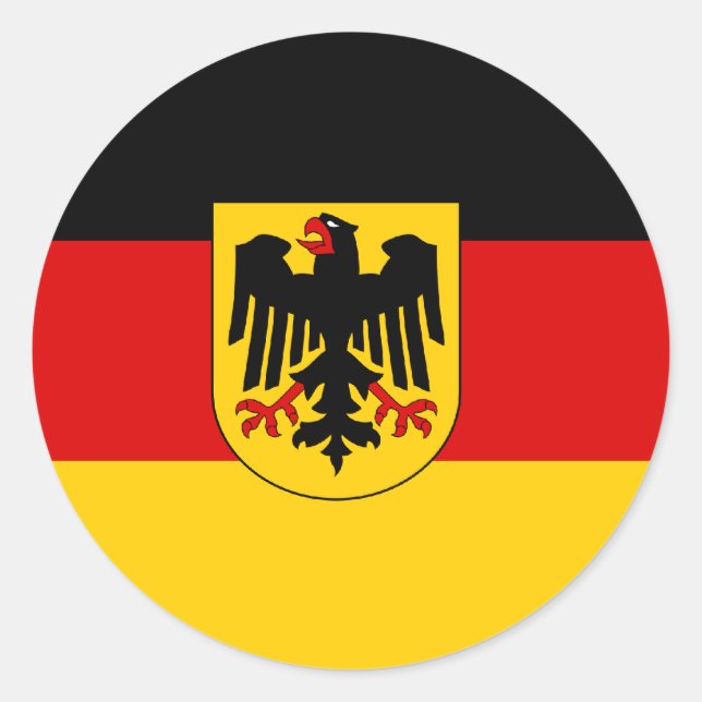 Germany , Germany Classic Round Sticker (Front)