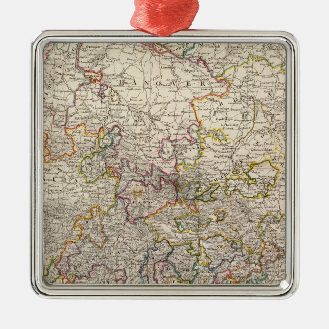 Germany Germany I Metal Tree Decoration (Front)