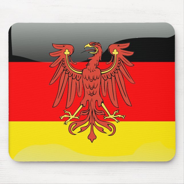 Germany glossy flag mouse pad (Front)
