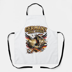 Germany Goal Energy Skeleton Striker Nations Bold Apron