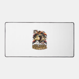 Germany Goal Energy Skeleton Striker Nations Bold Desk Mat