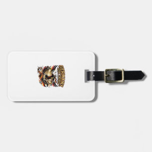 Germany Goal Energy Skeleton Striker Nations Bold Luggage Tag
