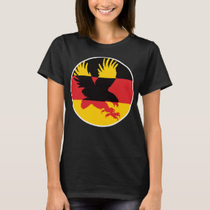 Germany Golden Eagle German National Animal Flag T-Shirt