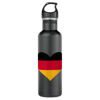 Germany heart flag 710 ml water bottle