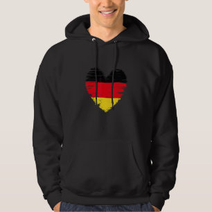 Germany Heart German Flag German Pride Hoodie