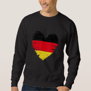 Germany Heart German Flag German Pride Sweatshirt