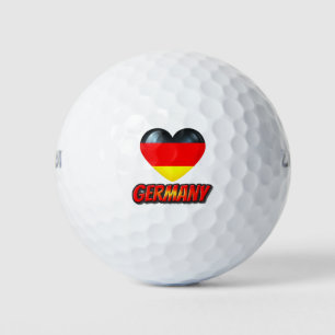 Germany Heart Golf Balls