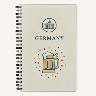 Germany Heritage & Beer Stein Photo Archive Notebook