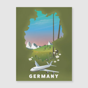 Germany Illustrated travel poster