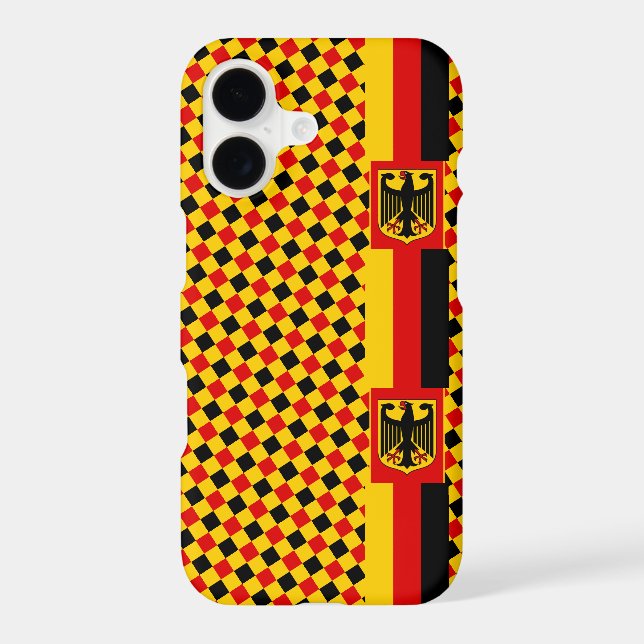 Germany iPhone case, modern Germany, German Flag (Back)