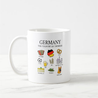 Germany Landmarks Mug, Germany Mug, Germany Gift Coffee Mug