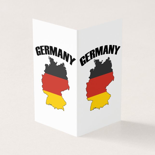 Germany Map - German Flag - Deutschland Travel (Outside)