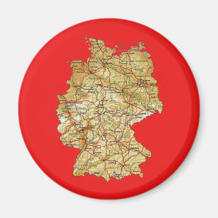 Germany Map Magnet