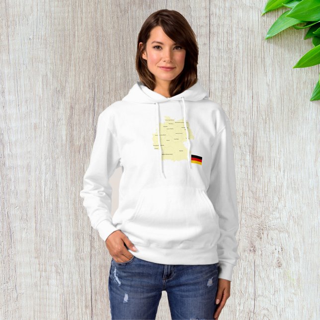 Germany Map with States and Capitals Hoodie (Creator Uploaded)