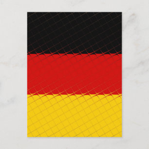 Germany National Flag Postcard