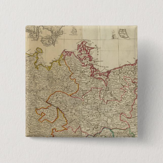 Germany north 15 cm square badge (Front)