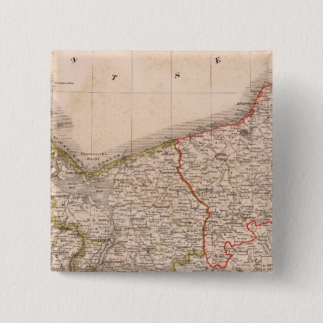 Germany, Poland 2 15 Cm Square Badge (Front)