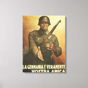 Germany Propaganda Poster Canvas Print