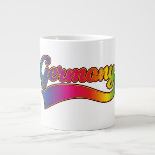 Germany Rainbow logo Large Coffee Mug
