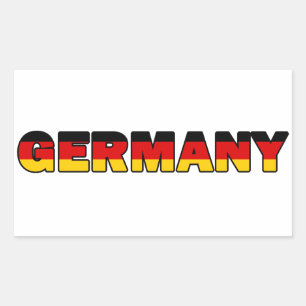 Germany Rectangular Sticker