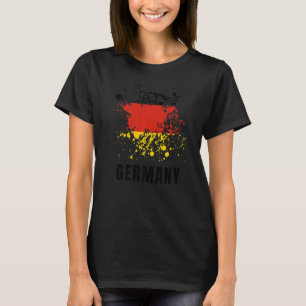 Germany Retro Vintage Watercolors Sport German Fla T-Shirt