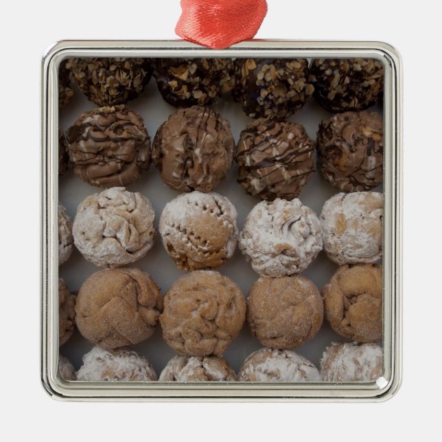 Germany, Rothenburg. Typical Rothenburg 2 Metal Tree Decoration (Front)