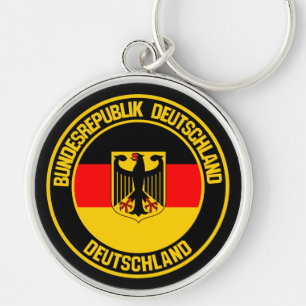 Germany Round Emblem Key Ring