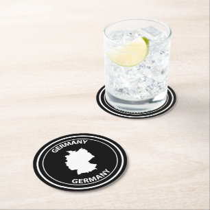 Germany Round Paper Coaster