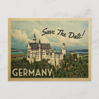 Germany Save The Date Neuschwanstein Castle