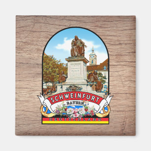 Germany Schweinfurt Vintage souvenir Magnet